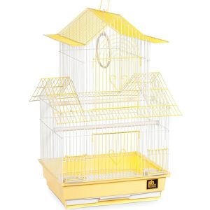 Prevue Hendryx SP1720-1 Yellow and White Shanghai Parakeet Cage