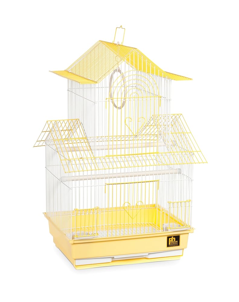 Prevue Hendryx SP1720-1 Yellow and White Shanghai Parakeet Cage