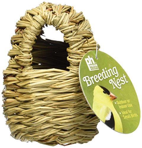 Prevue Pet Merchandise BPV1151 4-Inch Coated Twig Nest for Finches