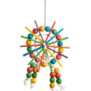 Prevue Pet Merchandise Bodacious Bites Ferris Wheel Hen Toy for Bodily and Psychological Stimulation – Mannequin 60957