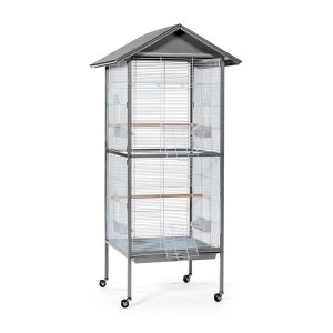 Prevue Pet Merchandise Giant Charming Aviary F035 in Pearl Gray