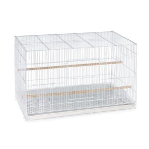 Prevue Pet Merchandise Metallic Flight Cage for Birds – Stackable Multi-Chicken Residence, Ultimate for Further-Small Pets like Parakeets and Finches, White