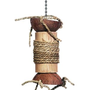 Prevue Pet Merchandise Naturals Conceal & Search Foraging Toy for Birds 62815